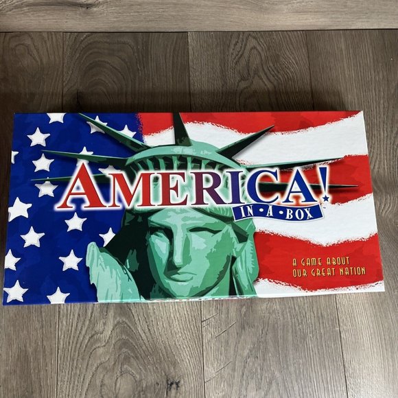Late for the Sky Other - America! In-A-Box Board Game by Late for the Sky Monopoly Style Game 